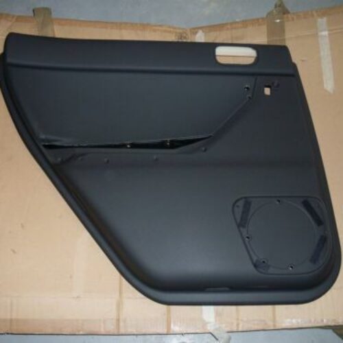 00-02 Audi B5 A4 S4 OEM Driver Side Rear Door Panel Onyx Black